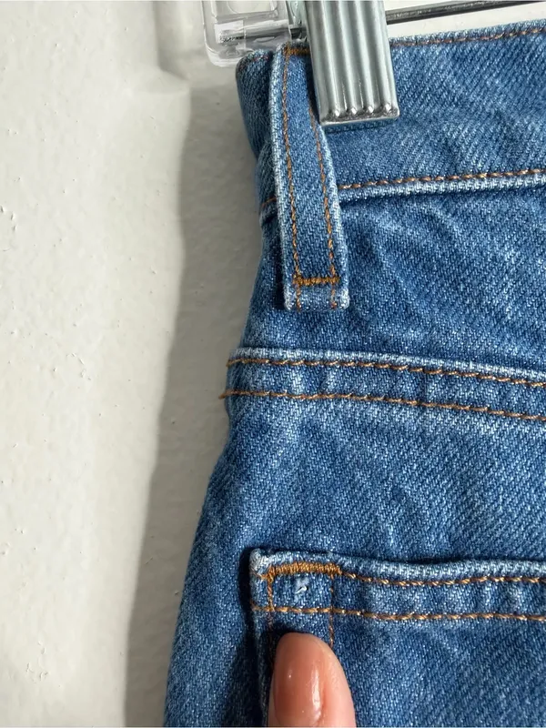 Reformation Cowboy High Rise Straight Jean Zenia Size 23 Minimalist French Girl - Image 9