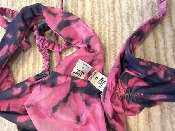 Tiger Mist purple tie dye bikini - Image 3