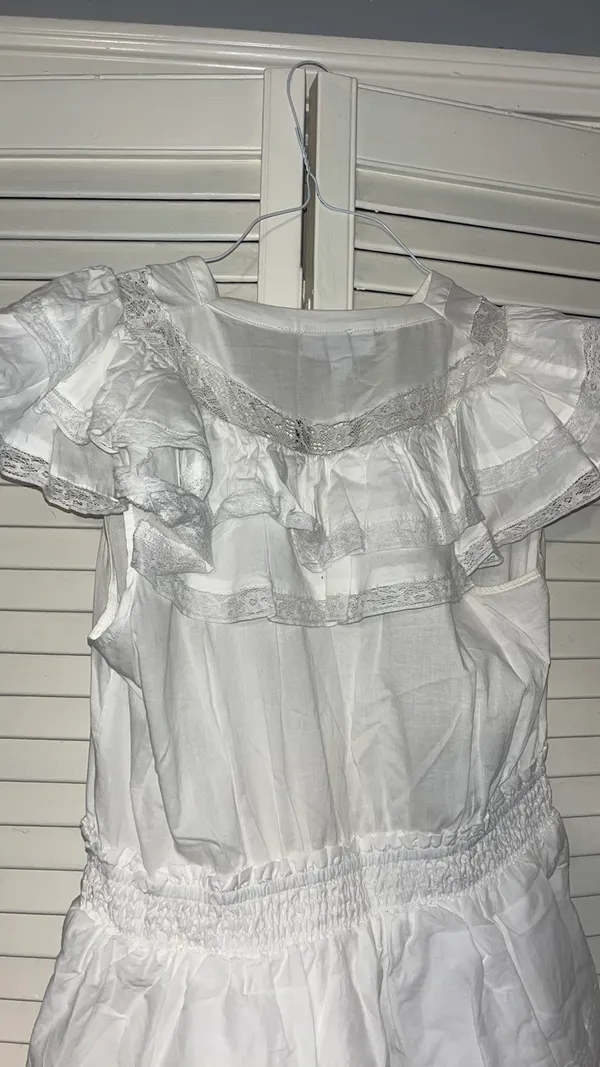 Loveshack Liv Cotton Ruffled Dress - Image 4