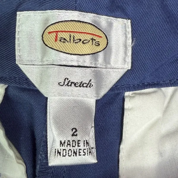 Talbots Shorts Women's‎ Size 2 Blue Stretch Casual A1-0026 - Image 2
