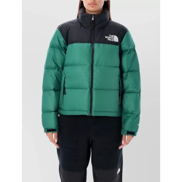 The North Face Nordic 700 fill goose down green puffer jacket no hood men’s szM - Image 13