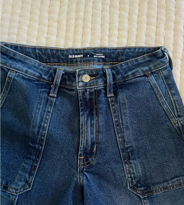 Old Navy Denim High-Rise OG Loose Fit Jeans - Image 2