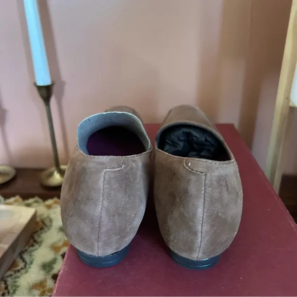 Munro Diedre Cocoa Suede Leather Brown‎ Flats Slip On Loafers Shoes NEW Size 7N - Image 4