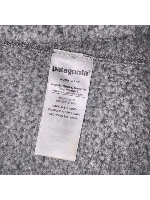 Patagonia $129 NEW Womans M Gray Fleece Vest Better Sweater Outdoor Full Zip Med - Image 6