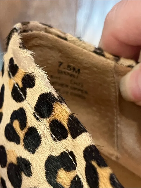 Sperry Leopard Print Flats with Gold Accent - Image 12