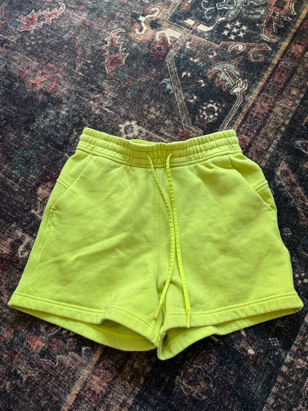Lululemon Loungeful High-Rise‎ Short 4" Electric Lemon - Image 2
