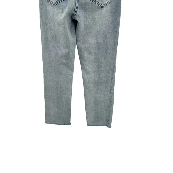Aritzia Denim Forum The Arlo‎ High Rise Straight Jeans Light Wash Blue Size 25 - Image 8