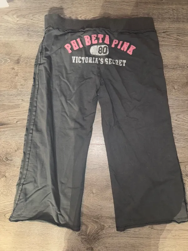 PINK Victoria’s Secret VINTAGE 2006 OG VS PINK Y2K CROPPED SWEATPANTS - Image 12