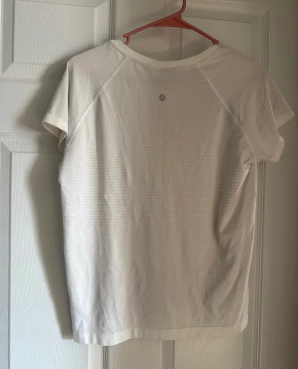 White Lululemon Swiftly Short Sleeve - Image 2