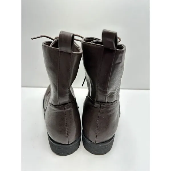 Catherine Malandrino Booney Vegan Leather Lace Up‎ Combat Boots Size 9 New - Image 8