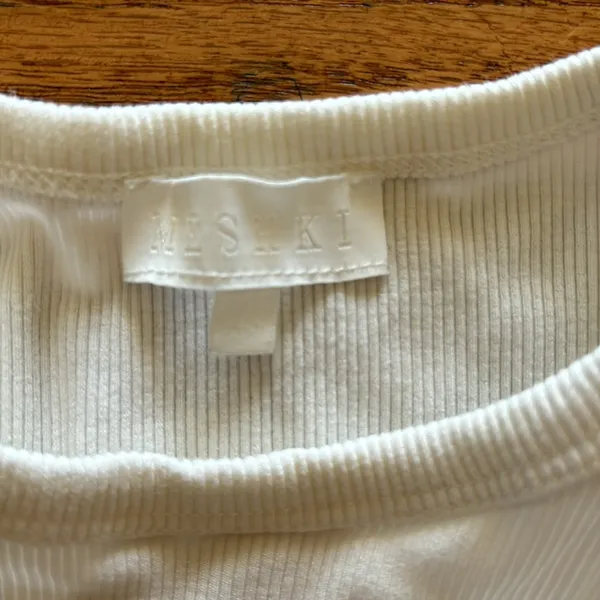 Meshki ribbed fitted long sleeve top - Image 2