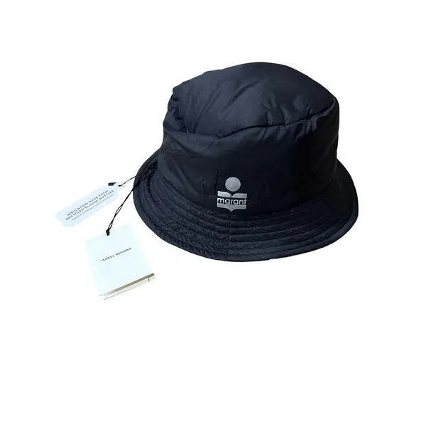 Isabel Marant Haley‎ Bucket Hat Black Floral Reversible - Image 9