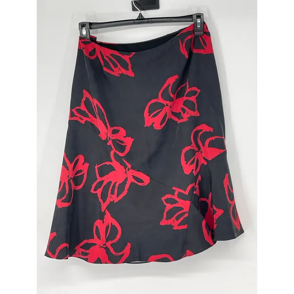 Vtg Realities 100% Silk Asymmetrical Skirt Size 14‎ Y2K Whimsigoth Witchy - Image 2
