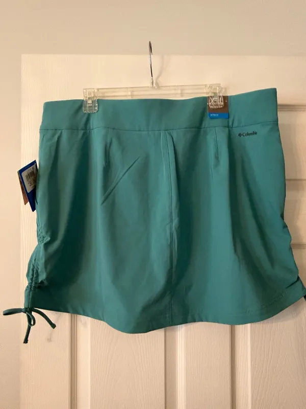 Columbia Teal Athletic Skort with Side Drawstrings size XXL brand new - Image 3