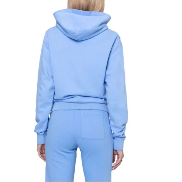 Frankie’s Bikinis Aiden Embroidered Blue Hoodie Sweatshirt Pullover - Image 3