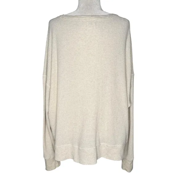 Offline by Aerie Waffle Oversized Top L Lounge Beach‎ Travel Comfort Stretch - Image 4