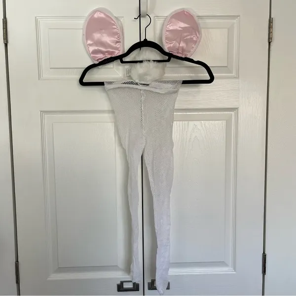 Bunny Rabbit Halloween Costume 4 Piece Accessories Set - Image 2
