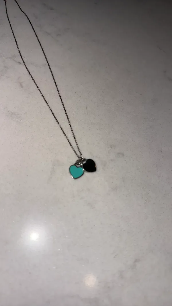 Tiffany & Co. Necklace Sterling Silver Heart - Image 3