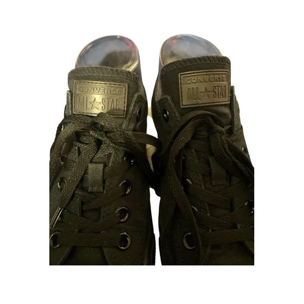 Converse Chuck Taylor All Star Low Top Black Women's 7 Monochrome Sneakers - Image 9