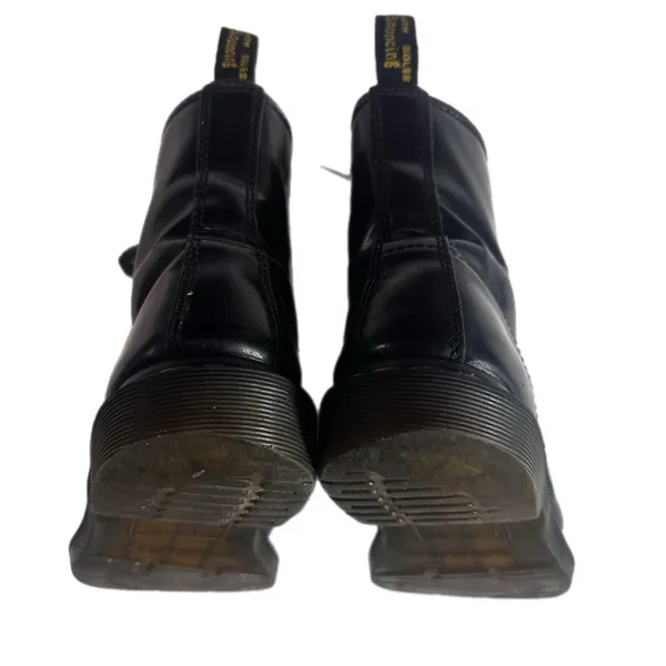 Dr. Martens 8-Eye Black Leather Lace-Up Combat Boots UK 6 US Women 8 - Image 9