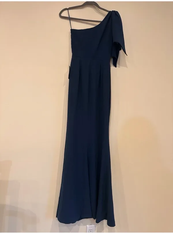 Dress the Population Georgina Peacock Blue Gown NWT - Image 5