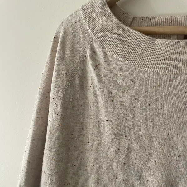 Loft Cream‎ Speckled Sweater - Image 4