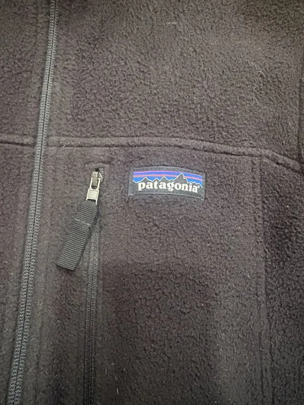 Patagonia Size Medium (M) Patagonia Women's Gray Fleece Full Zip Vest with Hub L - Image 2