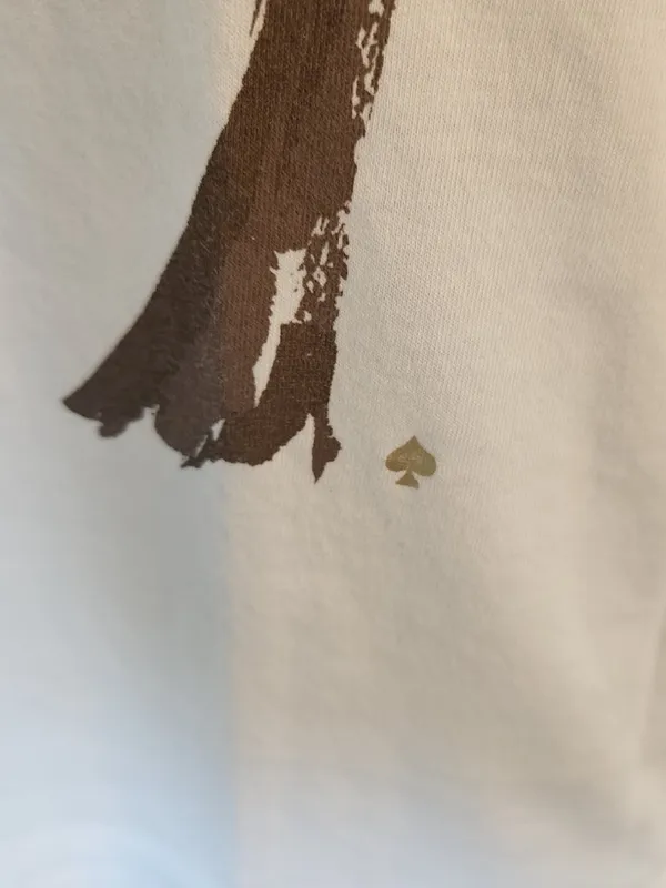 Kate Spade Broome Street “I Need A Vacation” White Palm Tree Graphic Tee - Image 4