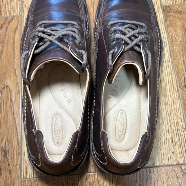 Keen Presidio Dark Brown Leather Lace Up Comfort Oxford‎ Shoes Womens 10 - Image 5