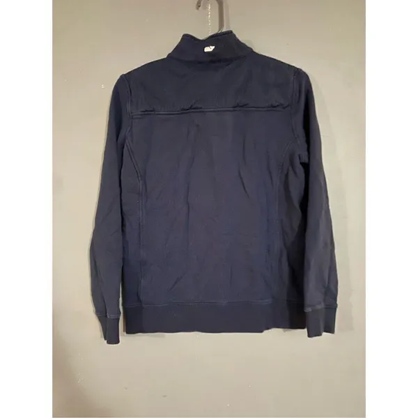 VINEYARD VINES Collegiate Shep Shirt Navy 1/4 Zip Sweatshirt Small - Image 6