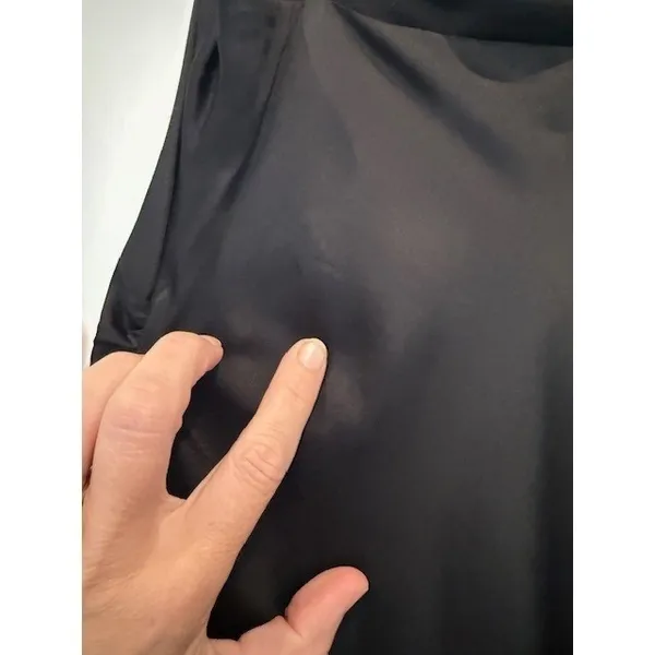 ASTR‎ The Label Black Cowl Neck Sleeveless Ruched Mini Dress - Image 6