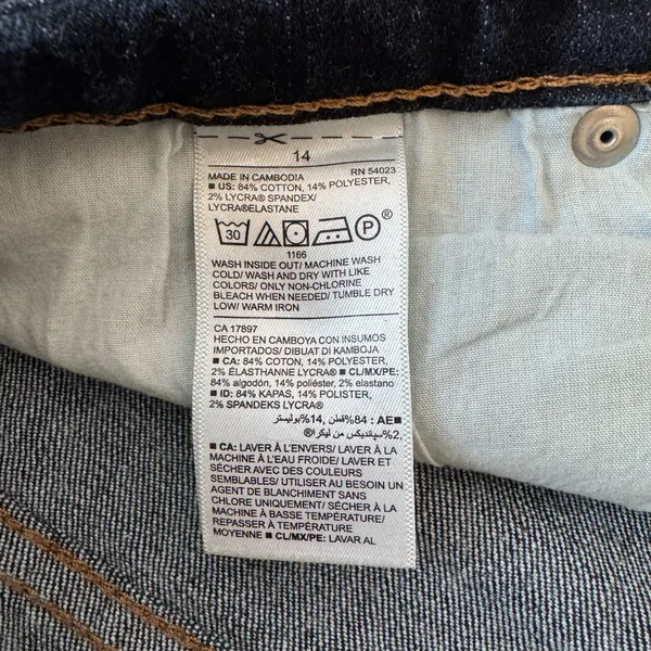 OLD NAVY Curvy Skinny blue jeans, plus size 14 - Image 10