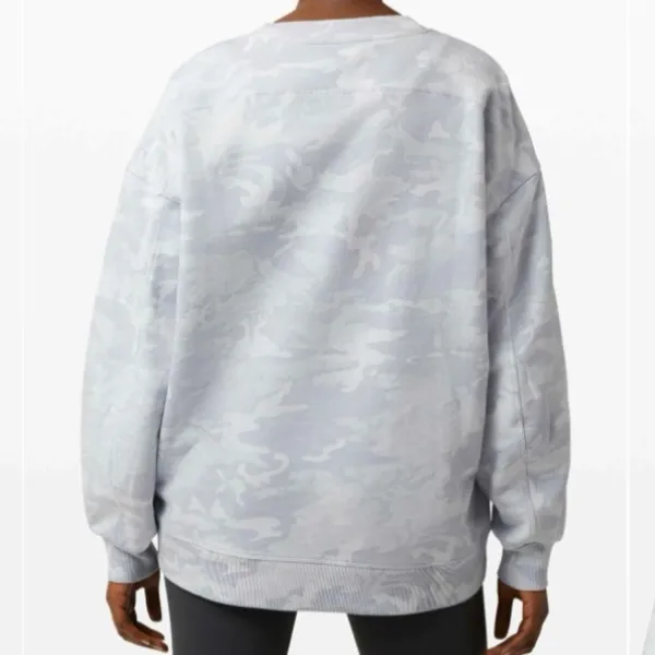 Lululemon Perfectly Oversized Crew in Igcognito Camo Alpine White Multi - Image 2