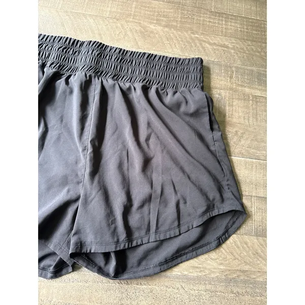 Crane Women's Black high-waisted running shorts Size XL‎ - Image 3