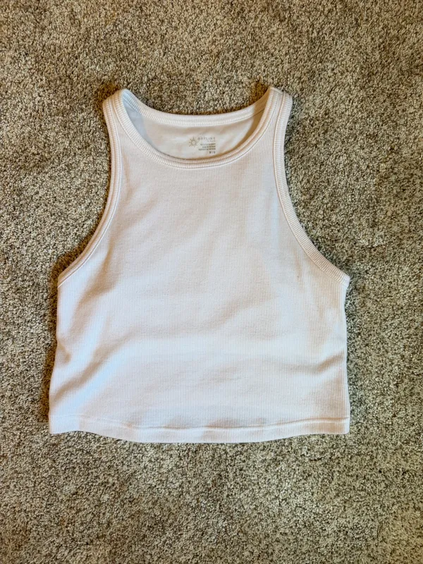 Aerie White Racerback Top - Image 2