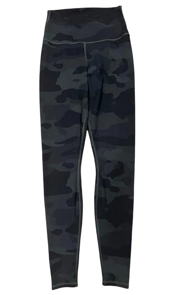 Alo Yoga High-Wasted Army Green Camo Leggings Small - Image 4