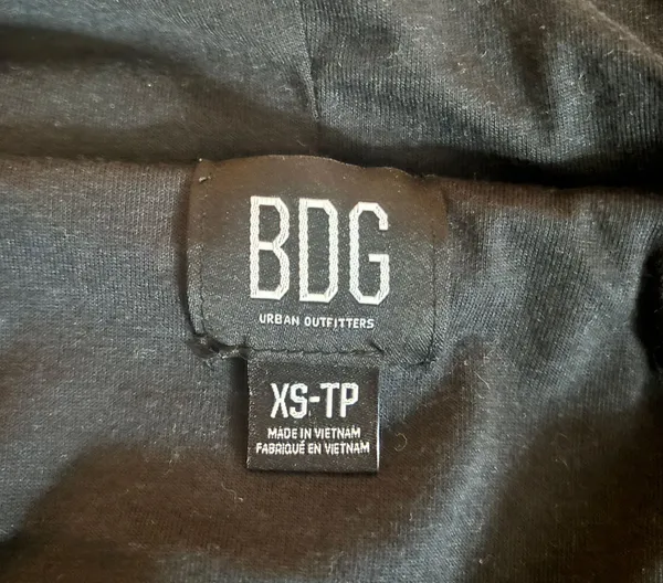 Urban Outfitters Black Fleece Jacket - Image 3