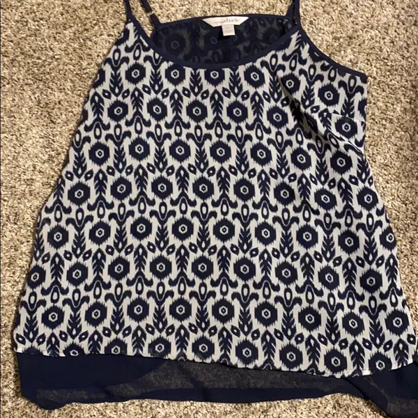 Lightly worn blue and gray tank top, dressier - Image 2