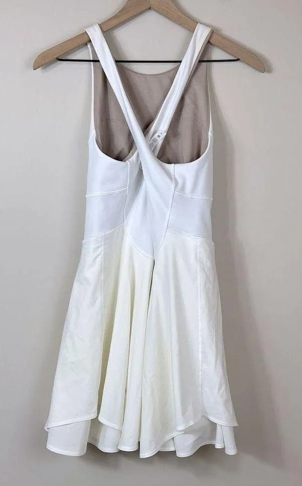 Lululemon Court Crush Dress Skort Built in Shorts Tennis Athletic White Size 8 - Image 3