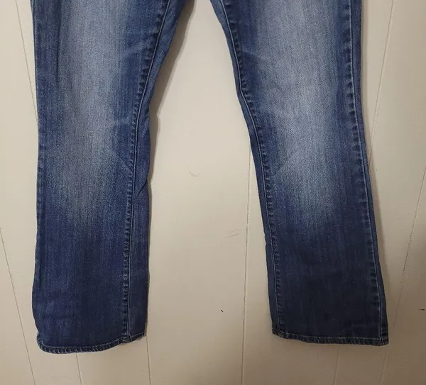 LUCKY BRAND Sofia Boot Ankle Mid Rise Blue Denim Jeans Women's Size 6/28 - Image 3