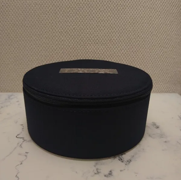 Christian Dior Round Vanity Pouch Makeup Case With Mirror New In Box - Image 8