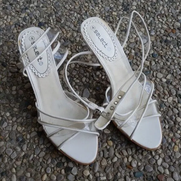 White Heels **REPAIR NEEDED** - Image 2