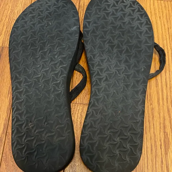 Women's Black Teva Olowahu‎ Flip-Flops Sandals 6840C Size 9 - Image 3