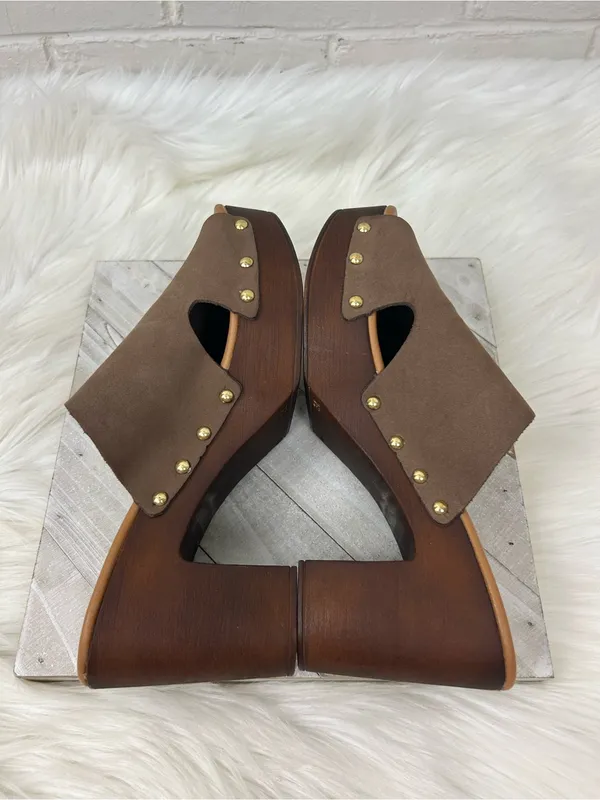 A.Giannetti Genuine Leather Heeled Mules Sandals Size 7.5 - Image 8