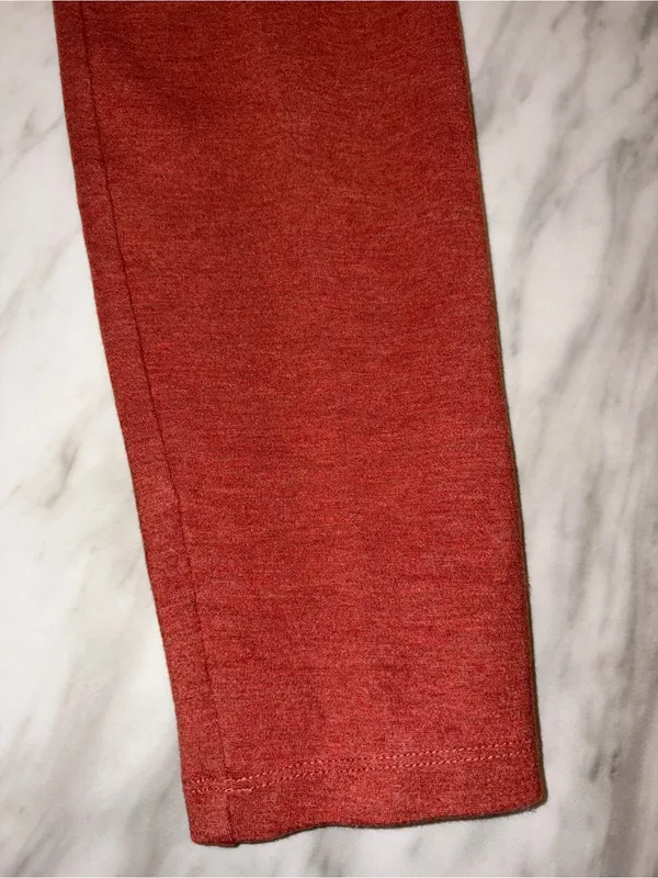 Lou & Grey for LOFT Terracotta Rust Knit Pocket Leggings Size S - Image 7