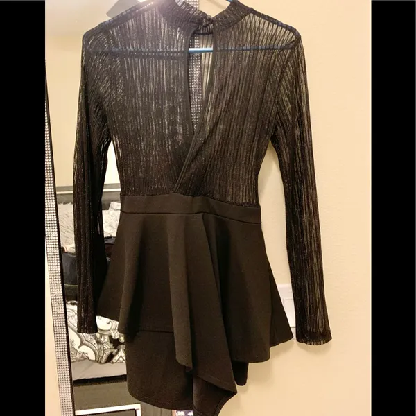 Romper Black Size L - Image 2