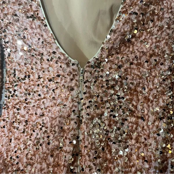 Love‎ & Lemonade Pink Sequin Dress Size Large - Image 5
