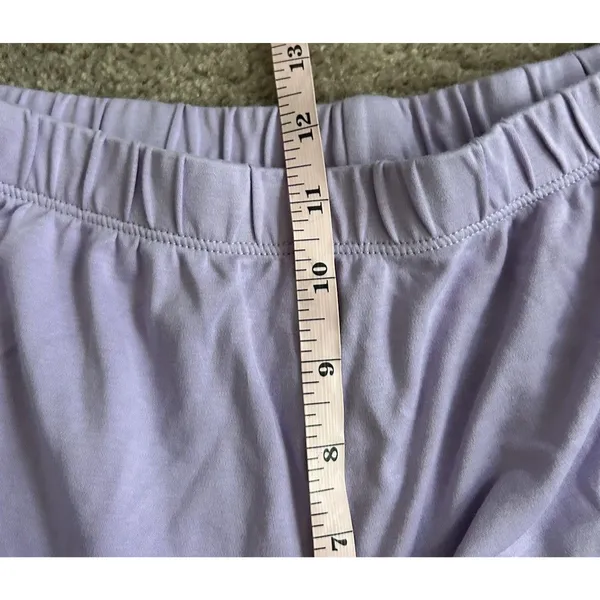 New Rare Roller Rabbit Monkey Embroidered Polo PJ Pajama Shorts Shirt Lavender M - Image 13