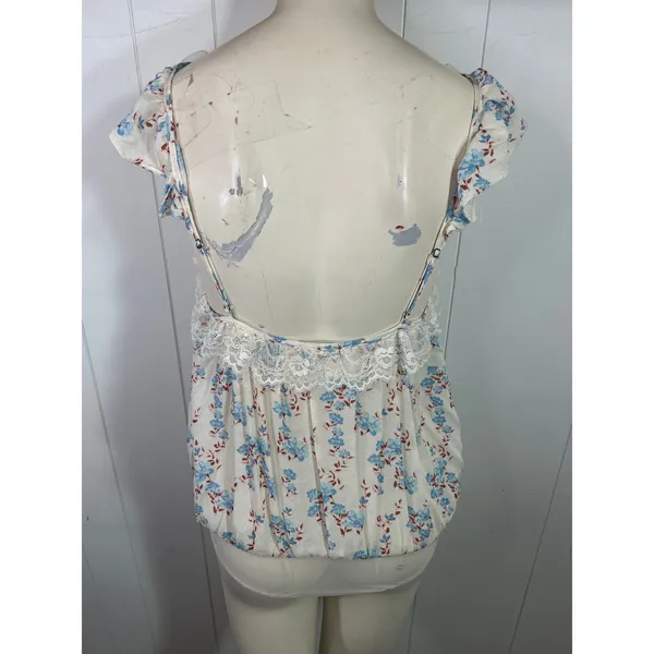 Free People Bodysuit Take It Away Floral One Piece Bodysuit in Size L - Image 5