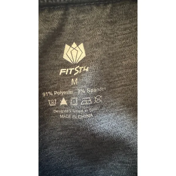 Fitsth Womens Dark Gray Heather‎ Athletic Running Shorts Size Medium Drawstring - Image 2